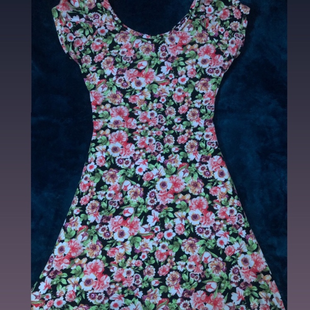 Floral mini dress